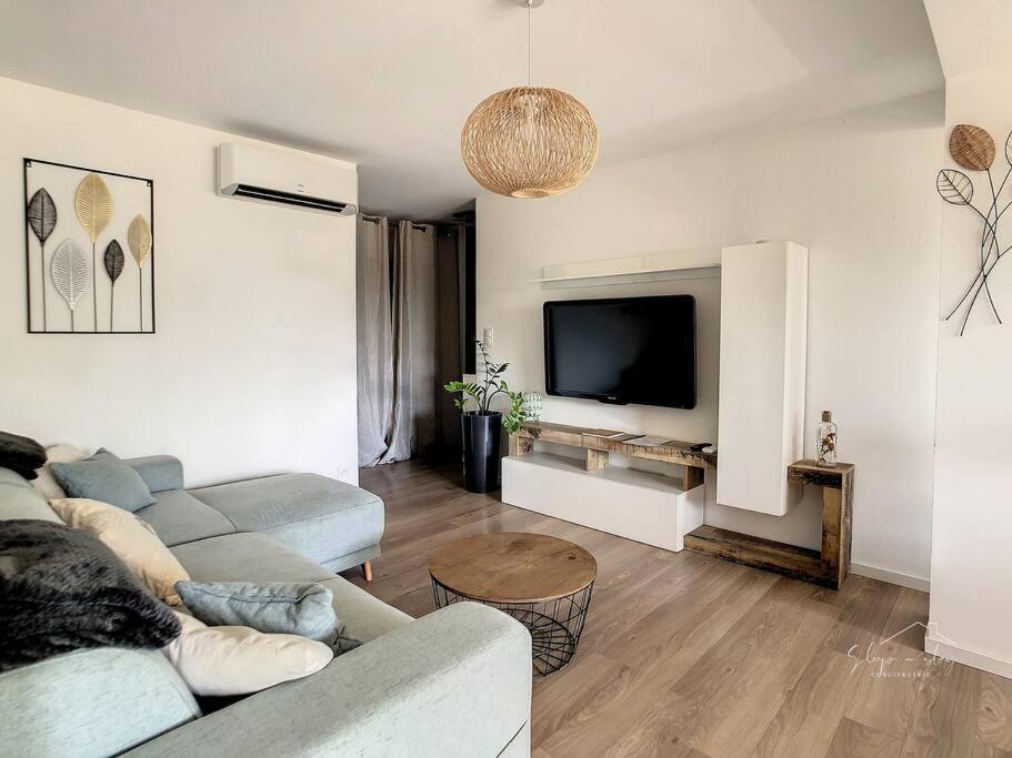 Le Canal - Appartement Avec Vue 4 Personnes La Redorte Exteriör bild